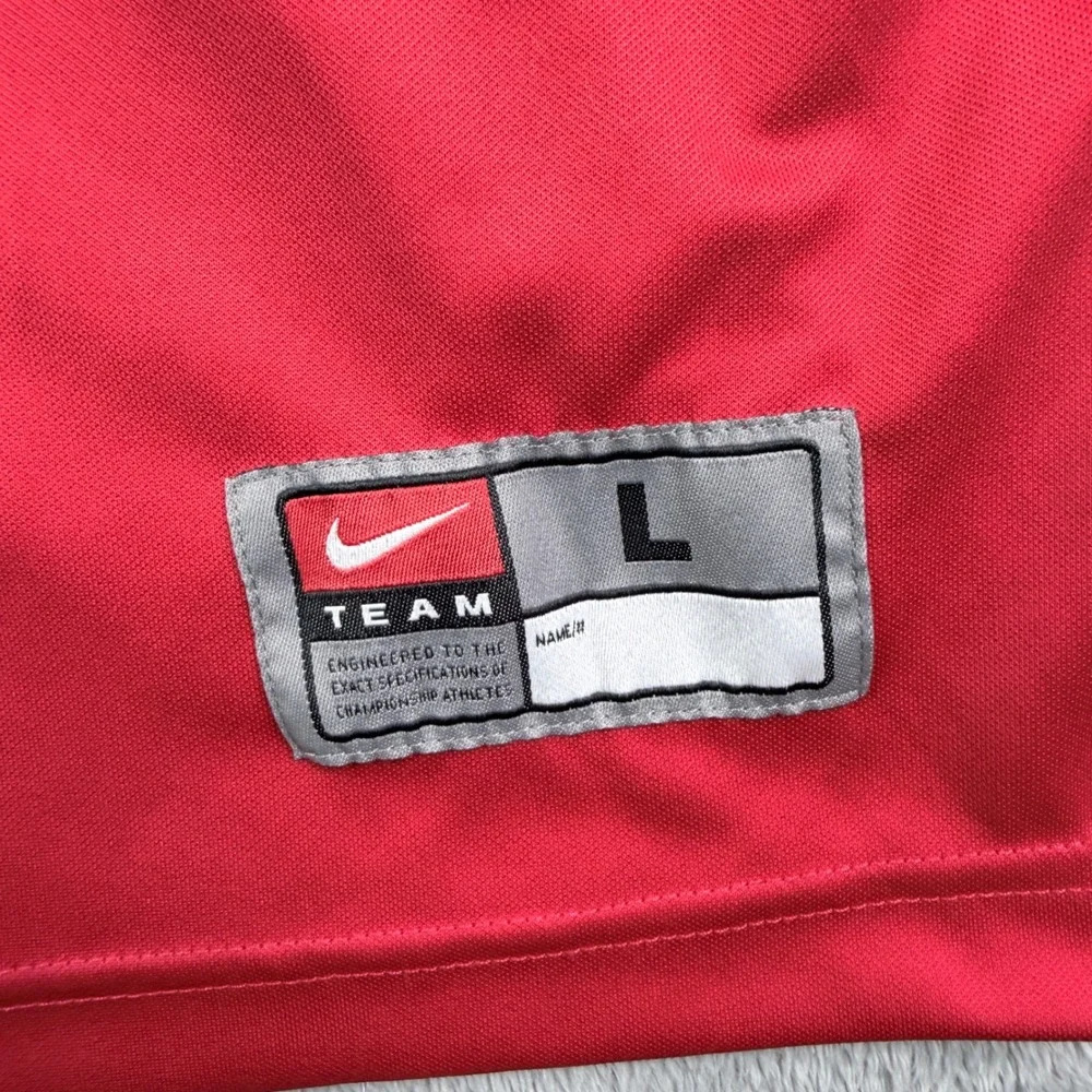 Nike Dri-FIT Team Performance Baseball Training Jersey Shirt 519556-631 Mens Red
